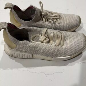 Adidas NMD R1 STLT Cloud White Running Shoes  Size 11.5 M CQ 2390